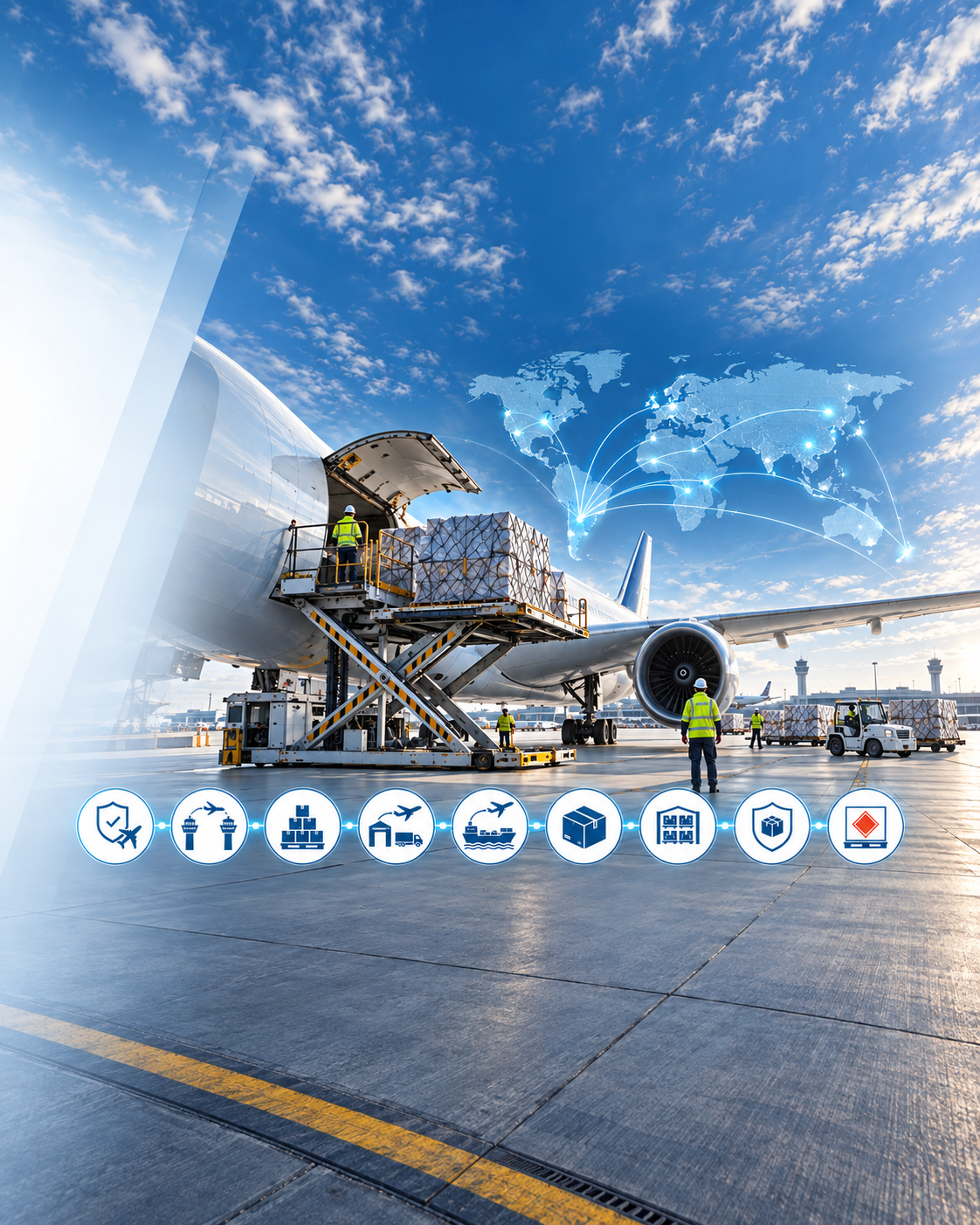 Transporte aéreo y conexión global
